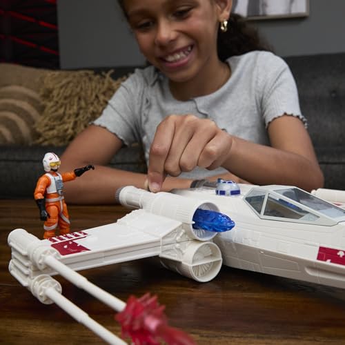 STAR WARS EPIC WORLD OF ACTION LUKE SKYWALKERS FORCE STRIKE XWING FIGURA DE ACCIÓN Y VEHÍCULO A ESCALA DE 4 PULGADAS JUGUETES - 5