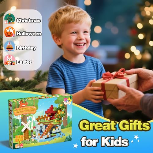 BLOQUES MAGNÉTICOS JUEGO DE MUNDO MAGNÉTICO DE ANIMALES DEL BOSQUE CUBOS DE CONSTRUCCIÓN MAGNÉTICOS PARA NIÑOS Y NIÑAS DE 4 A 8 - 6