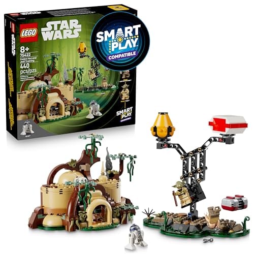 LEGO STAR WARS SMART PLAY YODAS HUT AND JEDI TRAINING JUGUETE DE CONSTRUCCIÓN PARA JUEGOS DE ROL SET COMPATIBLE CON 2 ETIQUETAS - 1