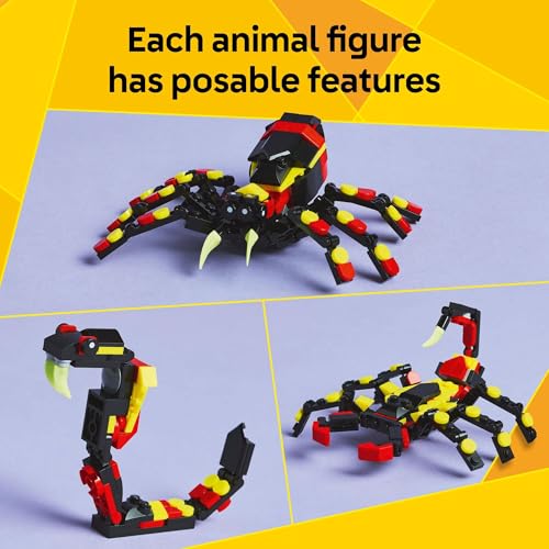 LEGO CREATOR 31159 JUGUETE DE ARAÑA SORPRENDENTE DE ANIMALES SALVAJES 3 EN 1 JUGUETE DE CONSTRUCCIÓN CON 3 OPCIONES - 4
