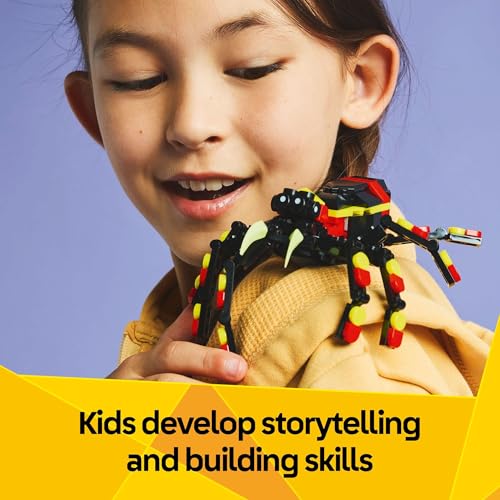 LEGO CREATOR 31159 JUGUETE DE ARAÑA SORPRENDENTE DE ANIMALES SALVAJES 3 EN 1 JUGUETE DE CONSTRUCCIÓN CON 3 OPCIONES - 5