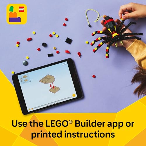 LEGO CREATOR 31159 JUGUETE DE ARAÑA SORPRENDENTE DE ANIMALES SALVAJES 3 EN 1 JUGUETE DE CONSTRUCCIÓN CON 3 OPCIONES - 6