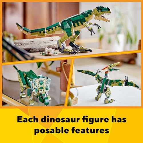 LEGO CREATOR 3 EN 1 T REX TOY JUEGO DE CONSTRUCCIÓN DE JUGUETE DE DINOSAURIO PARA NIÑOS NIÑOS Y NIÑAS A PARTIR DE 9 AÑOS 3 - 4