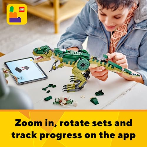 LEGO CREATOR 3 EN 1 T REX TOY JUEGO DE CONSTRUCCIÓN DE JUGUETE DE DINOSAURIO PARA NIÑOS NIÑOS Y NIÑAS A PARTIR DE 9 AÑOS 3 - 6