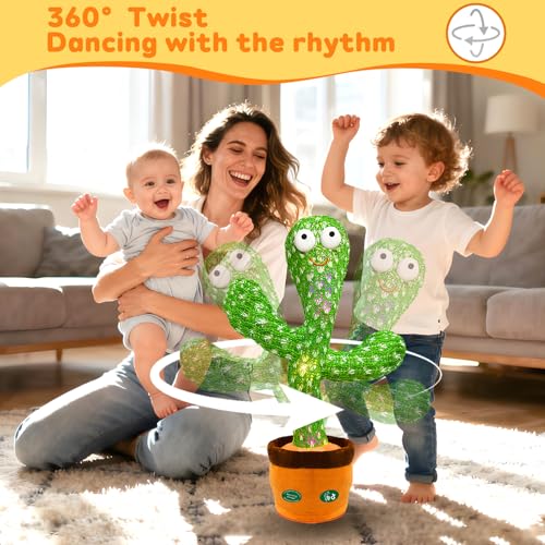 JUGUETES INTERACTIVOS PARA BEBÉS QUE BAILAN Y HABLAN DIVERTIDO REGALO PARA BEBÉS DE 6 A 18 MESES REGISTRO MUSICAL CANTANTE - 3