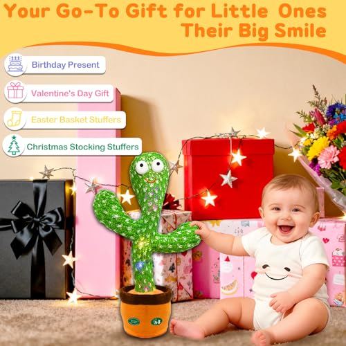 JUGUETES INTERACTIVOS PARA BEBÉS QUE BAILAN Y HABLAN DIVERTIDO REGALO PARA BEBÉS DE 6 A 18 MESES REGISTRO MUSICAL CANTANTE - 5