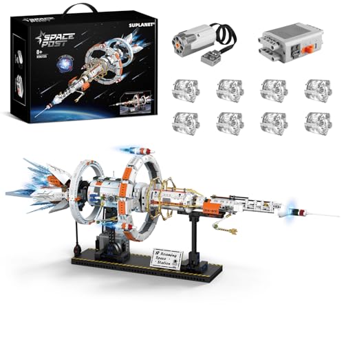 JUEGO DE BLOQUES DE CONSTRUCCIÓN DE NAVE ESPACIAL CON LUCES LED KITS DE CONSTRUCCIÓN DE MODELOS DE ESTACIÓN DE EXPLORACIÓN - 1