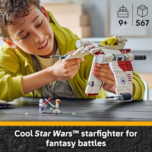 LEGO STAR WARS THE CLONE WARS V19 TORRENT STARFIGHTER JUGUETE DE CONSTRUCCIÓN JUEGO DE SIMULACIÓN PARA NIÑOS Y NIÑAS A PARTIR - 2