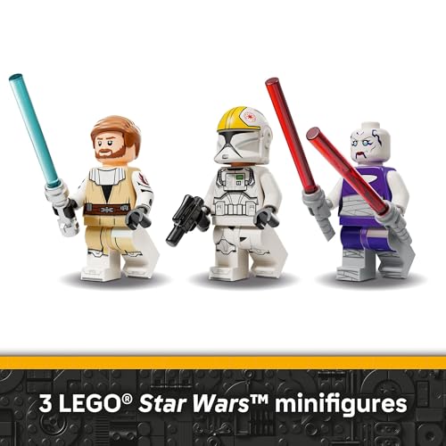 LEGO STAR WARS THE CLONE WARS V19 TORRENT STARFIGHTER JUGUETE DE CONSTRUCCIÓN JUEGO DE SIMULACIÓN PARA NIÑOS Y NIÑAS A PARTIR - 5
