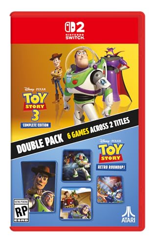 TOY STORY RETRO ROUNDUP TOY STORY 3 COMPLETE EDITION DOUBLE PACK NINTENDO SWITCH 2 - 1