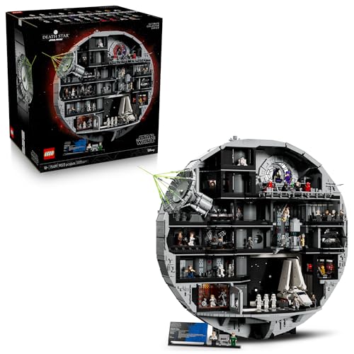 LEGO STAR WARS JUEGO DE CONSTRUCCIÓN DE ESTRELLA DE LA MUERTE PARA ADULTOS MAYORES DE 18 AÑOS COLECCIONABLE Y DECORACIÓN - 1