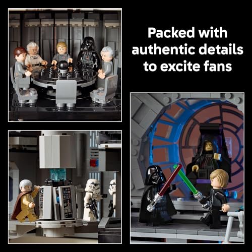 LEGO STAR WARS JUEGO DE CONSTRUCCIÓN DE ESTRELLA DE LA MUERTE PARA ADULTOS MAYORES DE 18 AÑOS COLECCIONABLE Y DECORACIÓN - 4