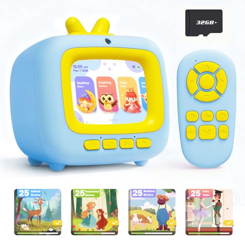 MÁQUINA DE HISTORIAS PARA NIÑOS CON JUGUETES DE TV PARA NIÑOS DE 3 A 8 AÑOS JUGUETES PARA NIÑOS PEQUEÑOS CON REPRODUCTOR - 1