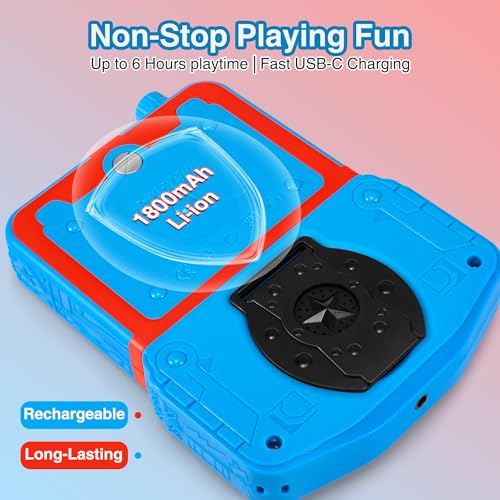 CONSOLA DE VIDEOJUEGOS PORTÁTIL PARA NIÑOS 220 JUEGOS CLÁSICOS RETRO INTEGRADOS REPRODUCTOR DE MANO PLUG PLAY CON PANTALLA IPS - 4
