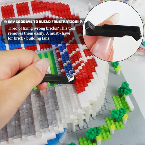 JUEGO DE BLOQUES DE CONSTRUCCIÓN DE ESTADIOS DE FÚTBOL DE BARCELONA MODELO DE BLOQUE DE CONSTRUCCIÓN DE ESTADIO DE FÚTBOL CAMP - 4