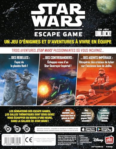 ASMODEE STAR WARS UNLOCK EL JUEGO DE ESCAPE EMBÁRCATE EN AVENTURAS ÉPICAS DE SALA DE ESCAPE EN UNA GALAXIA MUY MUY LEJANA JUEGO - 4