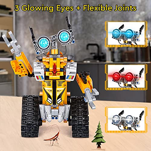 SILLBIRD KIT DE CONSTRUCCIÓN DE ROBOT CON CONTROL REMOTO REGALOS STEM PARA NIÑOS DE 8 A 13 AÑOS CODIFICACIÓN DE JUGUETES - 2