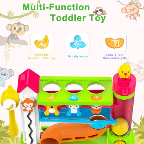 VOILBTOY JUGUETE MUSICAL PARA NIÑOS DE 12 AÑOS JUGUETES EDUCATIVOS PARA BEBÉS DE 1218 MESES JUGUETE DE BOLAS CON INGLÉS - 3