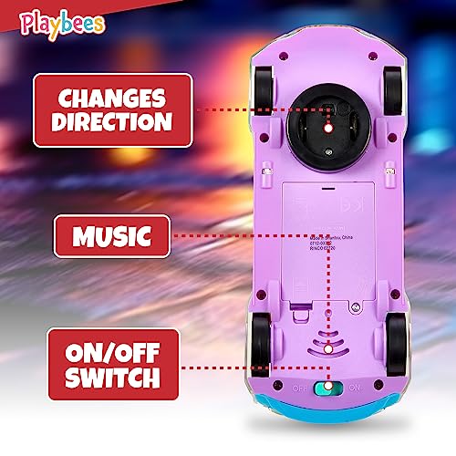 PLAYBEES JUGUETE DE COCHE TRANSPARENTE ILUMINADO JUGUETES PARA NIÑOS AUTISTAS DE 3 A 5 AÑOS JUGUETE SENSORIAL PARA NIÑOS - 4