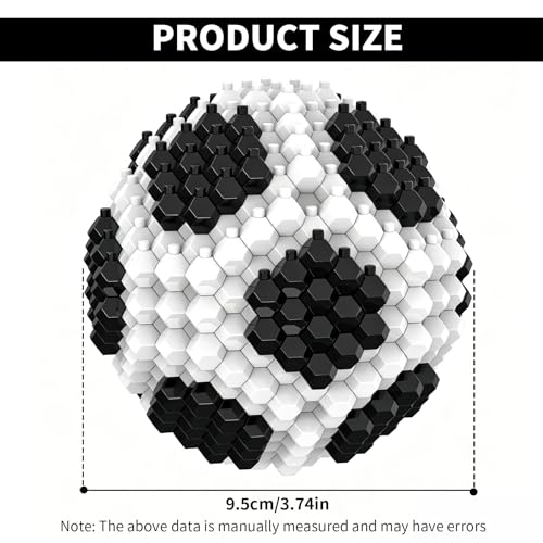 BEFUN SOCCER BUILDING BLOCK SET 215 PIECES CHALLENGING STEM KIT FOR ADULTS TEENS 14 3D MINI SOCCER MODEL EDUCATIONAL TOY STRESS - 2