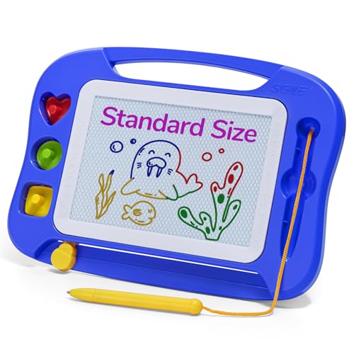 SGILE PIZARRA MAGNÉTICA PARA DIBUJAR PARA NIÑOS JUGUETES PARA NIÑOS PEQUEÑOS DE 1 2 Y 3 AÑOS 9871 PULGADAS PIZARRA - 1