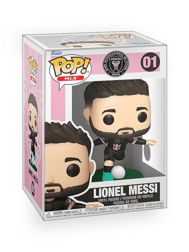 EPIC COLLECTIBLES POP SOCCER FIGURA DE VINILO LIONEL MESSI INTERMIAMI INCLUIDA CON CAJA PROTECTORA COMPATIBLE CON FUNKO - 1