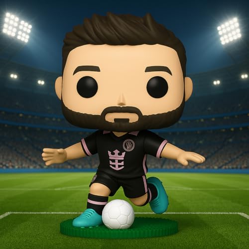 EPIC COLLECTIBLES POP SOCCER FIGURA DE VINILO LIONEL MESSI INTERMIAMI INCLUIDA CON CAJA PROTECTORA COMPATIBLE CON FUNKO - 3