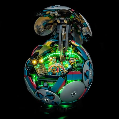 LOCOLEE KIT DE LUCES COMPATIBLE CON BALÓN DE FÚTBOL LEGO 43019 SIN LUCES REALES SOLAMENTE ACCESORIOS DE ILUMINACIÓN LED - 2