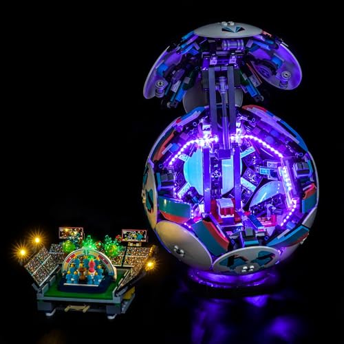 LOCOLEE KIT DE LUCES COMPATIBLE CON BALÓN DE FÚTBOL LEGO 43019 SIN LUCES REALES SOLAMENTE ACCESORIOS DE ILUMINACIÓN LED - 3