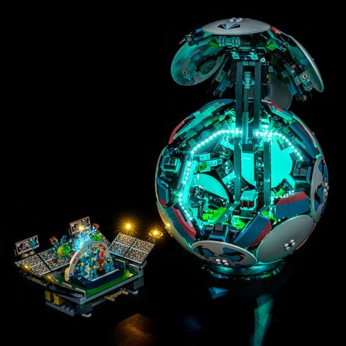 LOCOLEE KIT DE LUCES COMPATIBLE CON BALÓN DE FÚTBOL LEGO 43019 SIN LUCES REALES SOLAMENTE ACCESORIOS DE ILUMINACIÓN LED - 4