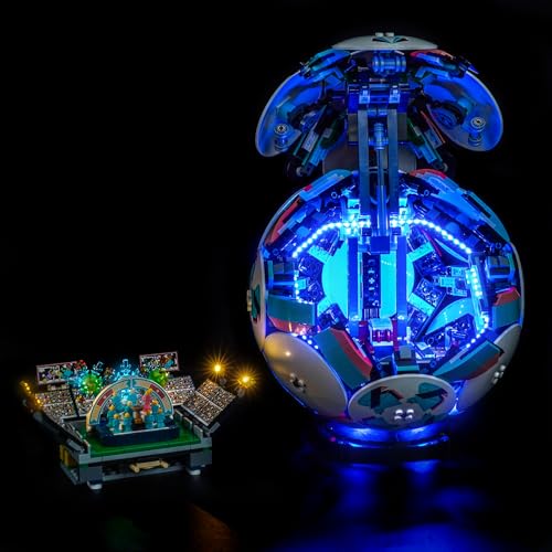 LOCOLEE KIT DE LUCES COMPATIBLE CON BALÓN DE FÚTBOL LEGO 43019 SIN LUCES REALES SOLAMENTE ACCESORIOS DE ILUMINACIÓN LED - 5