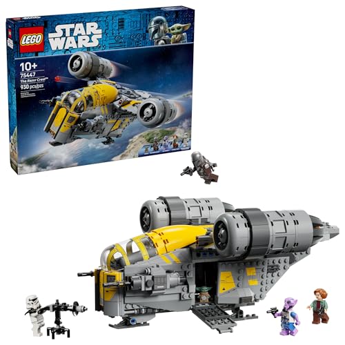 LEGO STAR WARS THE MANDALORIAN Y GROGU THE RAZOR CREST JUEGO DE CONSTRUCCIÓN Y EXHIBICIÓN PARA NIÑOS Y NIÑAS A PARTIR DE 10 AÑOS - 1