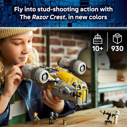LEGO STAR WARS THE MANDALORIAN Y GROGU THE RAZOR CREST JUEGO DE CONSTRUCCIÓN Y EXHIBICIÓN PARA NIÑOS Y NIÑAS A PARTIR DE 10 AÑOS - 2