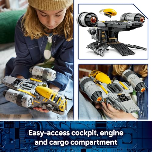 LEGO STAR WARS THE MANDALORIAN Y GROGU THE RAZOR CREST JUEGO DE CONSTRUCCIÓN Y EXHIBICIÓN PARA NIÑOS Y NIÑAS A PARTIR DE 10 AÑOS - 3