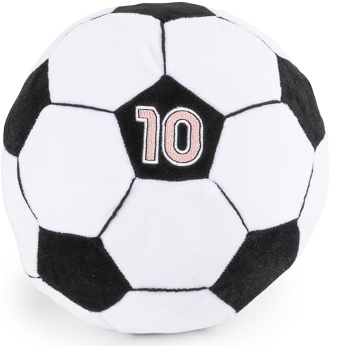 JAY FRANCO MESSI ALMOHADA DE FELPA BUDDY PELUCHE ULTRASUAVE Y ALMOHADA ACOGEDORA PRODUCTO OFICIAL DE 8 PULGADAS COLOR BLANCO - 1