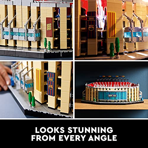 LEGO ICONS CAMP NOU FC BARCELONA SOCCER STADIUM 10284 KIT DE CONSTRUCCIÓN GRANDE PARA ADULTOS IDEA DE REGALO - 5