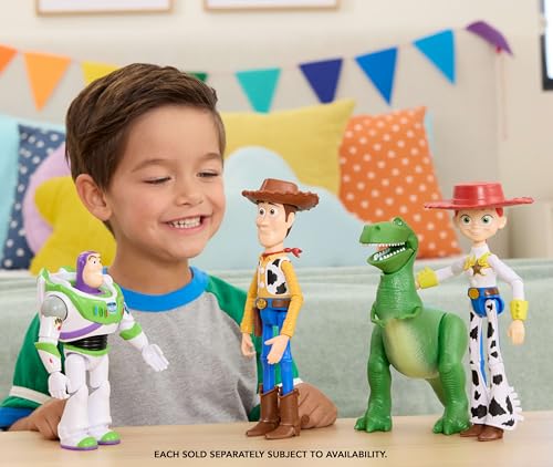 FIGURA DE ACCIÓN MATTEL DISNEY Y PIXAR TOY STORY 5 REX ESCALA DE JUEGO DE 7 PULGADAS 1 PERSONAJE CLAVE MÁS DE 8 - 2