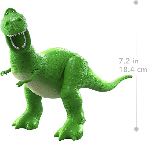 FIGURA DE ACCIÓN MATTEL DISNEY Y PIXAR TOY STORY 5 REX ESCALA DE JUEGO DE 7 PULGADAS 1 PERSONAJE CLAVE MÁS DE 8 - 6