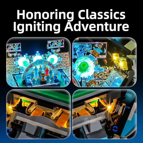 YEABRICKS LUZ LED PARA LEGO43019 EDITIONS SETS BALÓN DE FÚTBOL BLOQUES DE CONSTRUCCIÓN MODELO JUEGO DE CONSTRUCCIÓN NO INCLUIDO - 2