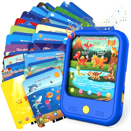 QIAOJOY TABLETA DE APRENDIZAJE PARA NIÑOS ALMOHADILLA DE APRENDIZAJE EDUCATIVA PARA NIÑOS DE 2 A 5 AÑOS PARA APRENDER ALFABETOS - 1