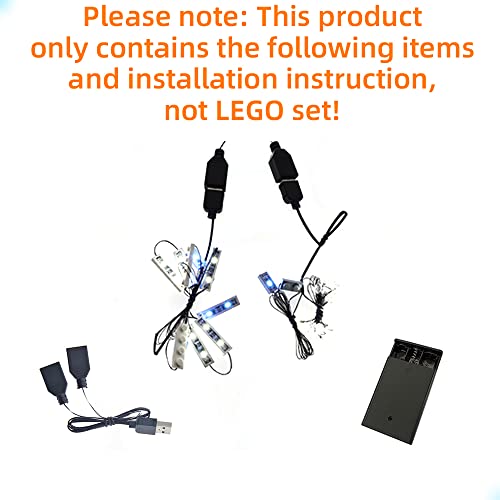 KIT DE LUCES LED GEAMENT COMPATIBLE CON LEGO CAMP NOU FC BARCELONA JUEGO DE ILUMINACIÓN PARA EL MODELO DE CONSTRUCCIÓN CREATOR - 3