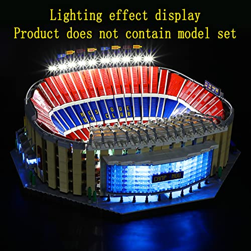 KIT DE LUCES LED GEAMENT COMPATIBLE CON LEGO CAMP NOU FC BARCELONA JUEGO DE ILUMINACIÓN PARA EL MODELO DE CONSTRUCCIÓN CREATOR - 5