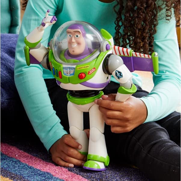 DISNEY STORE BUZZ LIGHTYEAR FIGURA DE ACCIÓN PARLANTE INTERACTIVA OFICIAL DE TOY STORY INCLUYE MÁS DE 10 FRASES EN INGLÉS - 2