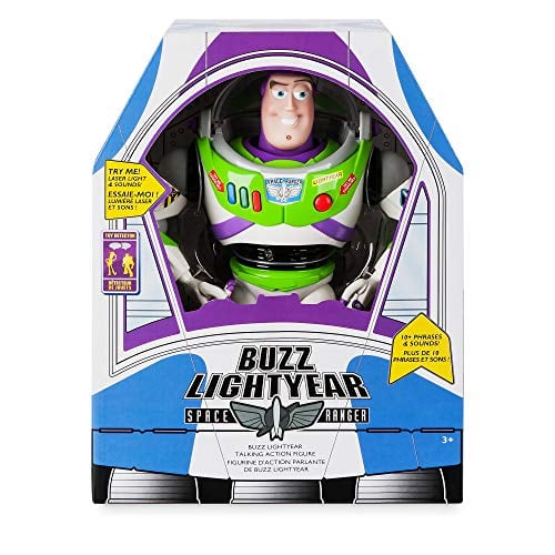DISNEY STORE BUZZ LIGHTYEAR FIGURA DE ACCIÓN PARLANTE INTERACTIVA OFICIAL DE TOY STORY INCLUYE MÁS DE 10 FRASES EN INGLÉS - 4