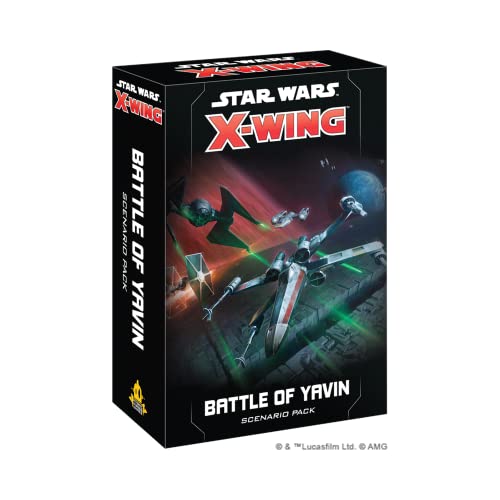 STAR WARS XWING 2 EDICIÓN JUEGO DE MINIATURA BATTLE OF YAVIN BATTLE PACK JUEGO DE ESTRATEGIA PARA NIÑOS Y ADULTOS MAYORES DE 14 - 1