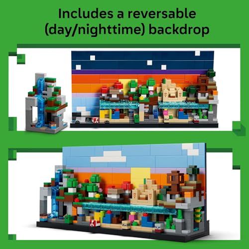 LEGO MINECRAFT MINI BIOMES JUGUETE DE CONSTRUCCIÓN Y SIMULACIÓN PARA NIÑOS Y NIÑAS JUEGO DE VIDEOJUEGOS Y FIGURAS DE JUGUETE - 4