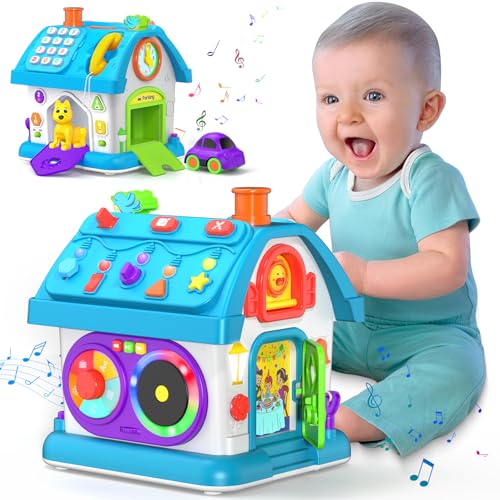 VAHOME JUGUETES MONTESSORI 14 EN 1 PARA NIÑOS DE 1 AÑO REGALOS PARA NIÑOS JUGUETE EDUCATIVO MUSICAL PARA BEBÉS DE 12 A 18 MESES - 1