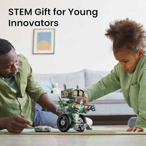 SILLBIRD KIT DE CONSTRUCCIÓN DE AUTOMÓVILES ROBOT CON CONTROL REMOTO PARA NIÑOS DE 8 A 14 AÑOS JUGUETE ROBÓTICO - 2