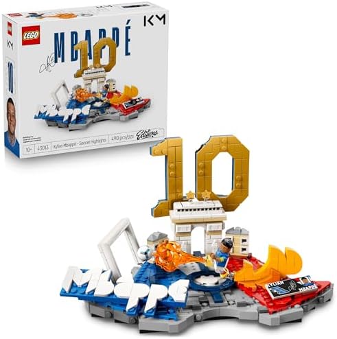 LEGO EDITIONS KYLIAN MBAPPÉ - JUEGO DE CONSTRUCCIÓN PARA NIÑOS Y NIÑAS, A PARTIR DE 10 AÑOS, REGALO DE FÚTBOL COLECCIONABLE - 7