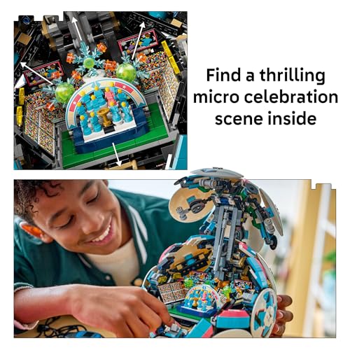 LEGO EDITIONS BALÓN DE FÚTBOL JUGUETE DE CONSTRUCCIÓN PARA NIÑOS DECORACIÓN DEPORTIVA COLECCIONABLE PARA NIÑOS Y NIÑAS A PARTIR - 5